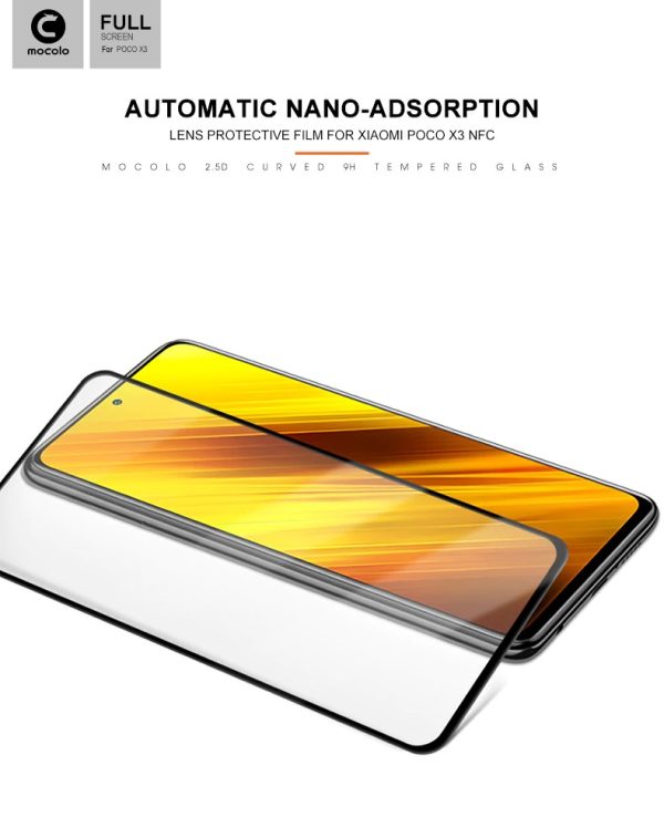 POCO X3 NFC / POCO X3 Pro 3D Full Glue Edge to Edge Protector by Mocolo - Image 9