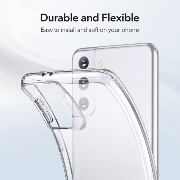 Galaxy S21 Project Zero Silicon Back Case by ESR – Crystal Clear - Image 7