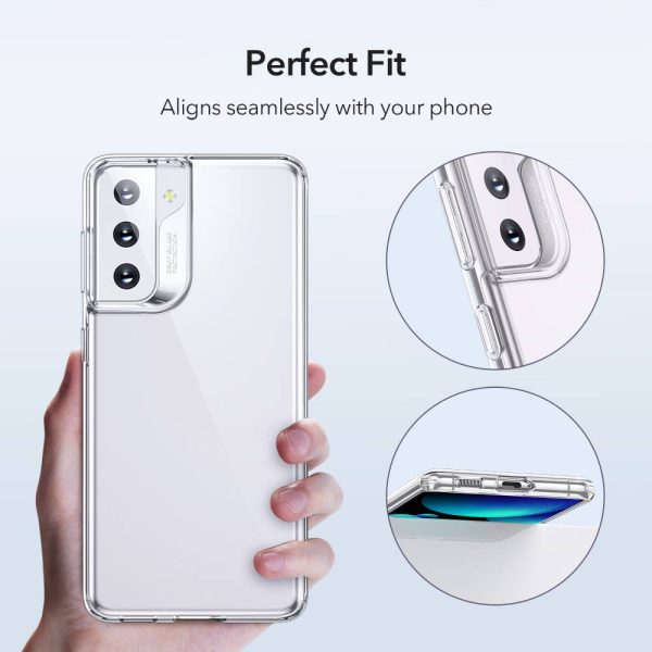 Galaxy S21 Project Zero Silicon Back Case by ESR – Crystal Clear - Image 9