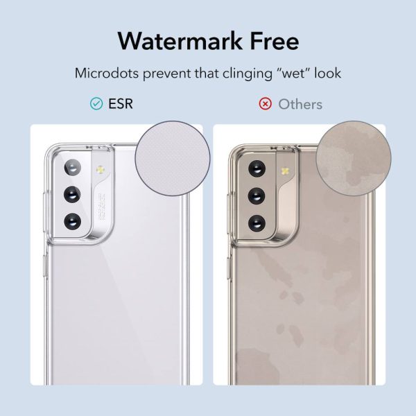 Galaxy S21 Project Zero Silicon Back Case by ESR – Crystal Clear - Image 11