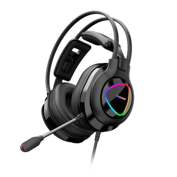 Tronsmart-Glary-Alpha-Gaming-Headset-in-pakistan-allmytech (2) Tronsmart Glary Alpha Gaming Headset with 50 mm HD Large Drivers, 360 Degree Microphone, RGB Changeable Lights - Black - Image 1