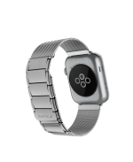 Raptic Classic Plus Band made with Real Stainless Steel for Apple Watch Models 6/SE/5/4/3/2/1 44 mm / 42 mm - Silver - Image 3