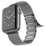 Raptic Classic Plus Band made with Real Stainless Steel for Apple Watch Models 6/SE/5/4/3/2/1 44 mm / 42 mm - Silver