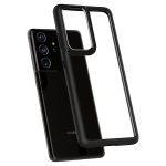 Ultra Hybrid Case for Galaxy S21 Ultra by Spigen ACS02352 - Matte Black - Image 8