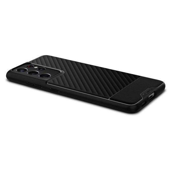 Galaxy S21 Ultra Core Armor Rugged Case by Spigen ACS02377 - Matte Black - Image 6
