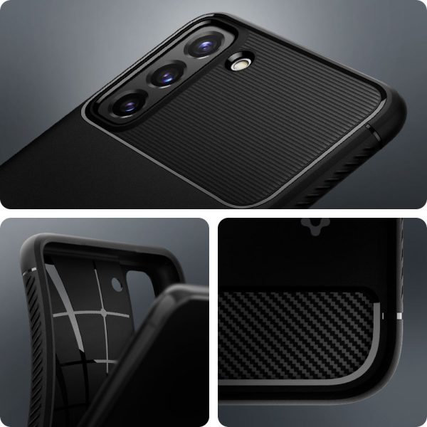 Galaxy S21 Plus Rugged Armor Case by Spigen ACS02385 - Matte Black - Image 5
