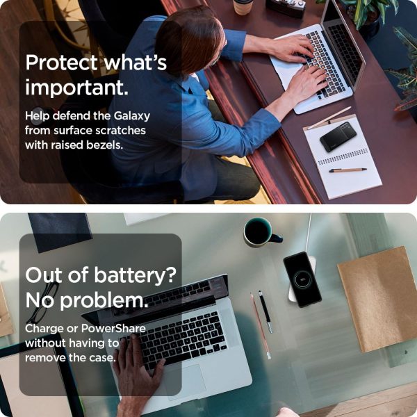 Galaxy S21 Plus Rugged Armor Case by Spigen ACS02385 - Matte Black - Image 2