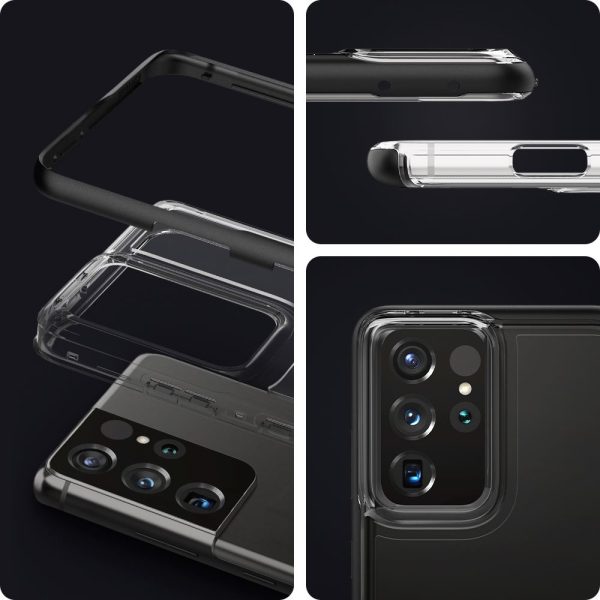 Galaxy S21 Ultra Neo Hybrid Crystal Case by Spigen - ACS02358 - Black - Image 6