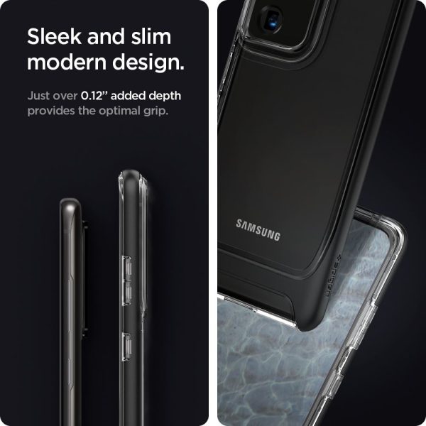 Galaxy S21 Ultra Neo Hybrid Crystal Case by Spigen - ACS02358 - Black - Image 3