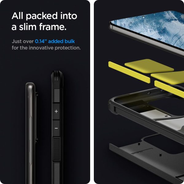 Galaxy S21 Ultra Tough Armor Case by Spigen - ACS02354 - Black - Image 5