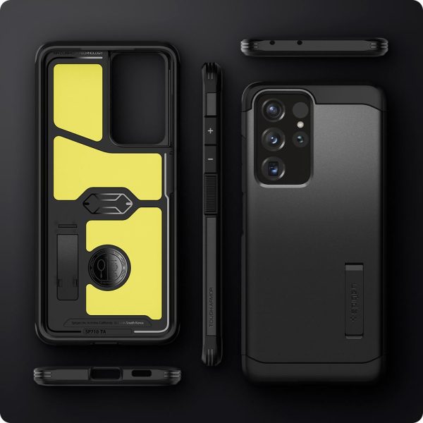 Galaxy S21 Ultra Tough Armor Case by Spigen - ACS02354 - Black - Image 2