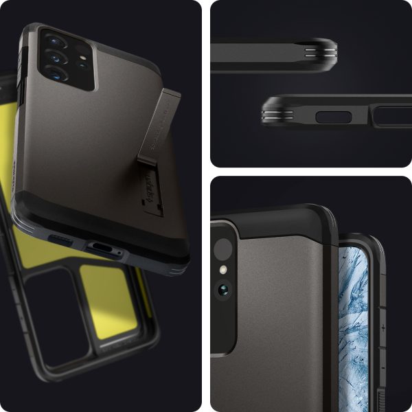 Galaxy S21 Ultra Tough Armor Case by Spigen - ACS02355 - Gunmetal - Image 7