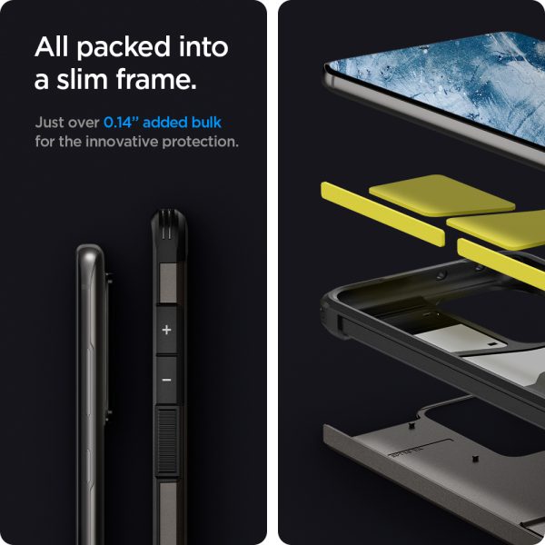 Galaxy S21 Ultra Tough Armor Case by Spigen - ACS02355 - Gunmetal - Image 5