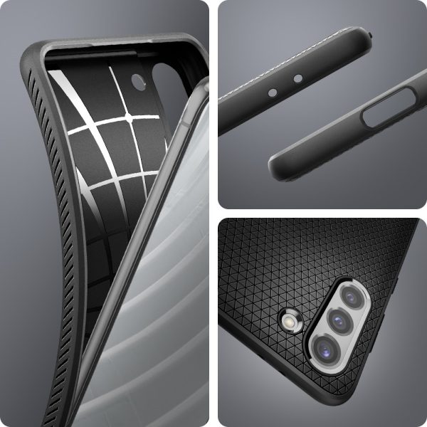 Galaxy S21 Plus Liquid Air Case by Spigen ACS02386 - Matte Black - Image 3