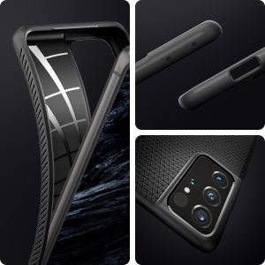 Galaxy S21 Ultra Liquid Air Case by Spigen ACS02350 - Matte Black - Image 7