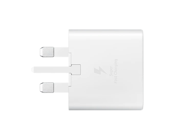 25W Charger Samsung with Power Delivery 3.0 PPS Technology for Galaxy S21 / S21 Plus / S21 Ultra / Note 20 Ultra / Note 20 - UK Plug - White - Image 7