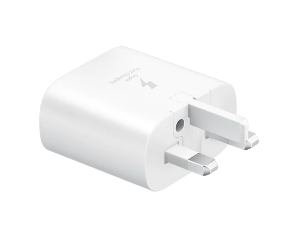 25W Charger Samsung with Power Delivery 3.0 PPS Technology for Galaxy S21 / S21 Plus / S21 Ultra / Note 20 Ultra / Note 20 - UK Plug - White - Image 6