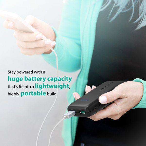 RAVPower Ace Series 12000mAh Quick Charge Power Bank - Black - RP-PB065 - Image 10