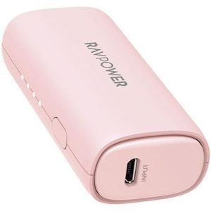 RAVPower Aluminium Powerbank - 3350mah - RP-PB168 - Pink