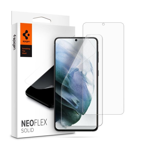 Galaxy S21 Plus Neo Flex Solid HD Flexible Protector - 2 PACK - AFL02544 - Clear - Image 1