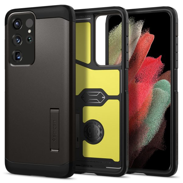 Galaxy S21 Ultra Tough Armor Case by Spigen - ACS02355 - Gunmetal - Image 1