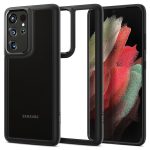 Ultra Hybrid Case for Galaxy S21 Ultra by Spigen ACS02352 - Matte Black