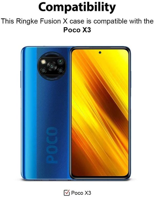 POCO X3 NFC / POCO X3 Pro Fusion X Rugged Case by Ringke - Blue - Image 3