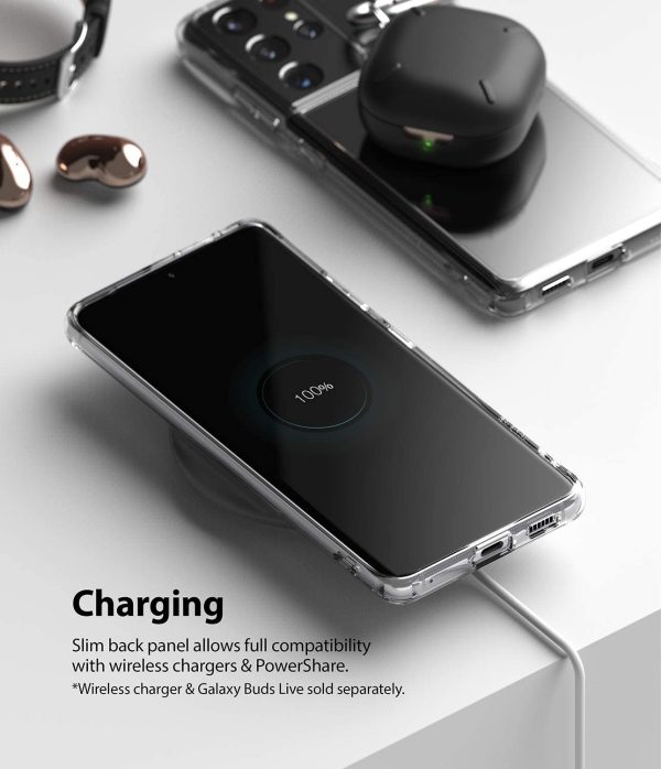 Galaxy S21 Ultra Fusion PC Case by Ringke - Clear - Image 8