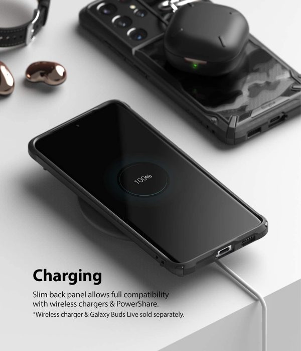 Galaxy S21 Ultra Fusion X Rugged Case by Ringke - Camo - Image 9