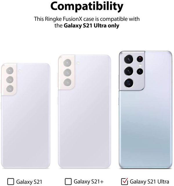 Galaxy S21 Ultra Fusion X Rugged Case by Ringke - Camo - Image 8