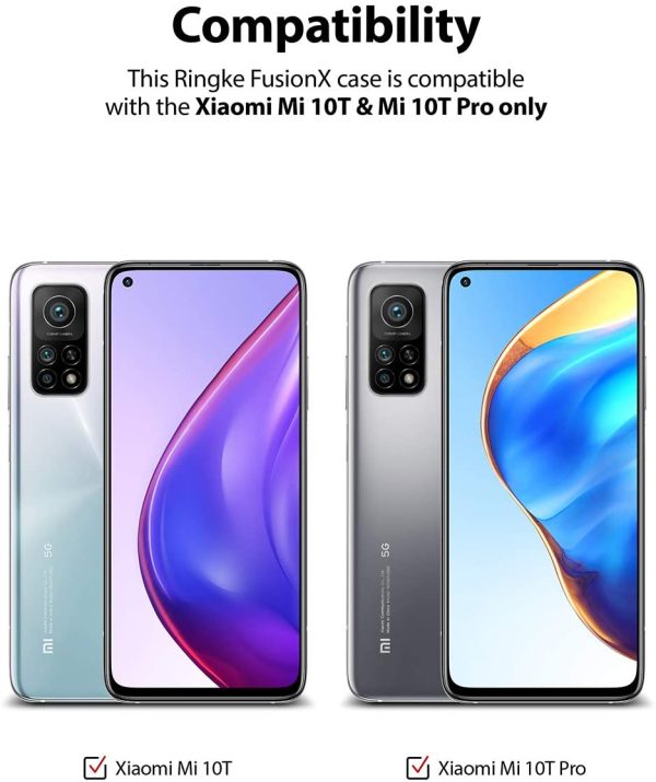 Mi 10T / Mi 10T Pro Fusion X Rugged Case by Ringke - Black - Image 9