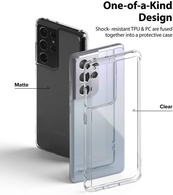 Galaxy S21 Ultra Fusion PC Case by Ringke - Clear - Image 4