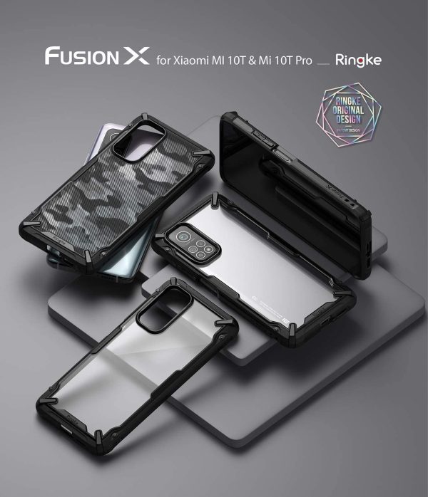 Mi 10T / Mi 10T Pro Fusion X Rugged Case by Ringke - Black - Image 6