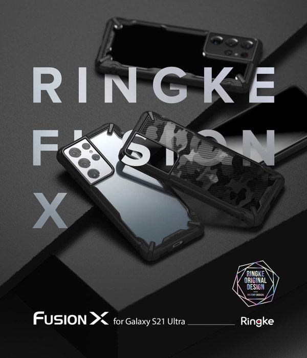 Galaxy S21 Ultra Fusion X Rugged Case by Ringke - Black - Image 7