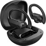 MPOW Flame Solo Sports True Wireless Earbuds with Bass+, Fast Charging / USB-C & 28H Playtime - Black