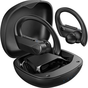 MPOW Flame Solo Sports True Wireless Earbuds with Bass+, Fast Charging / USB-C  & 28H Playtime - Black