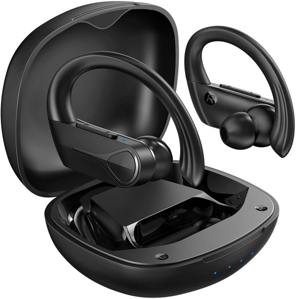 71If9Ps8wwL._AC_SL1500_ MPOW Flame Solo Sports True Wireless Earbuds with Bass+, Fast Charging / USB-C  & 28H Playtime - Black - Image 1