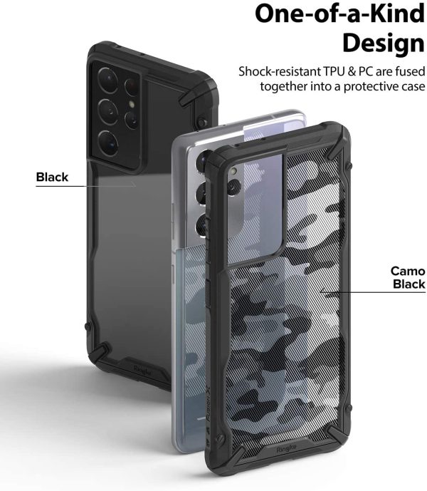 Galaxy S21 Ultra Fusion X Rugged Case by Ringke - Camo - Image 3