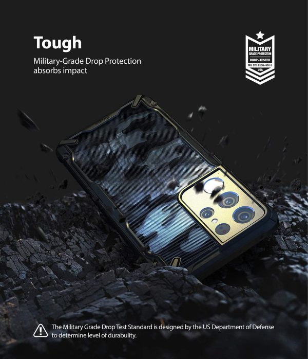 Galaxy S21 Ultra Fusion X Rugged Case by Ringke - Camo - Image 2