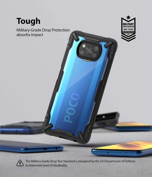 71scTc3teeL._AC_SL1500_ POCO X3 NFC / POCO X3 Pro Fusion X Rugged Case by Ringke - Black - Image 3