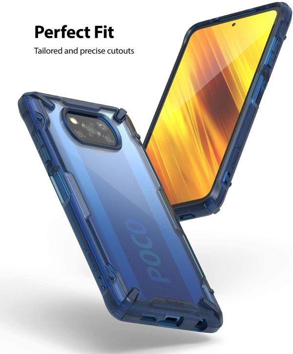 POCO X3 NFC / POCO X3 Pro Fusion X Rugged Case by Ringke - Blue - Image 8