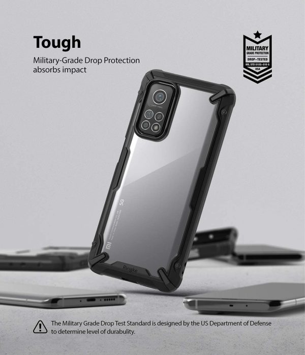 Mi 10T / Mi 10T Pro Fusion X Rugged Case by Ringke - Black - Image 4