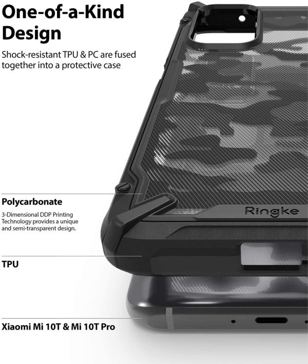 Mi 10T / Mi 10T Pro Fusion X Rugged Case by Ringke - Camo - Image 2