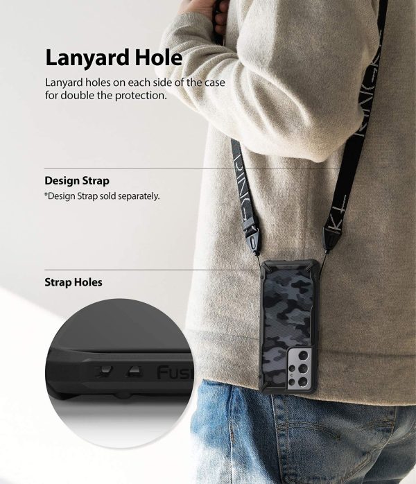 Galaxy S21 Ultra Fusion X Rugged Case by Ringke - Camo - Image 10