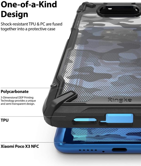 POCO X3 NFC / POCO X3 Pro Fusion X Rugged Case by Ringke - Camo - Image 5