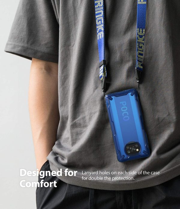 POCO X3 NFC / POCO X3 Pro Fusion X Rugged Case by Ringke - Blue - Image 9