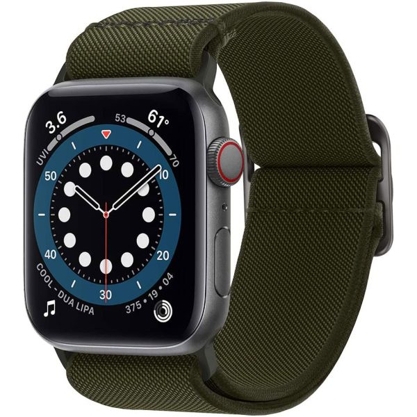 apple-watch-band-lite-fit-spigen-44-mm-khaki-green Spigen Lite Fit Ultra Band Designed for Apple Watch Ultra 2 / 1 49mm & Apple Watch Series 9 / 8 / 7 / 6 / 5 / 4 / 3 - Khaki Green - AMP02288 - Image 1