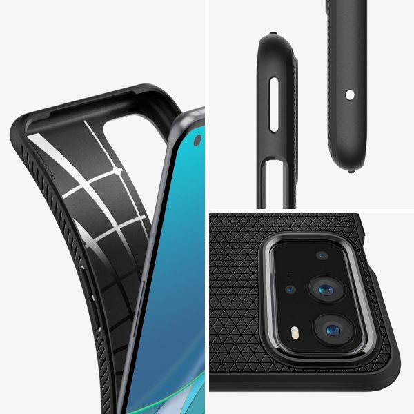 OnePlus 9 Pro Liquid Air Matte Black by Spigen - ACS02681 - Image 6