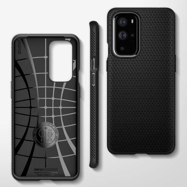 OnePlus 9 Pro Liquid Air Matte Black by Spigen - ACS02681 - Image 7