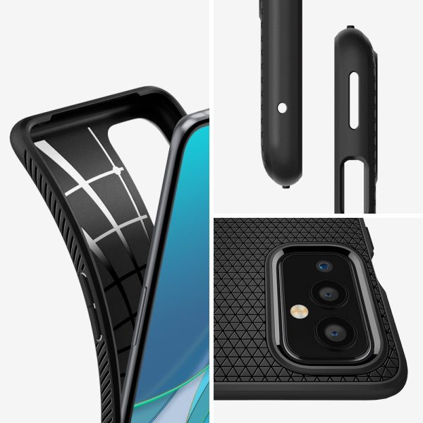 OnePlus 9 Liquid Air Matte Black by Spigen - ACS02684 - Image 3